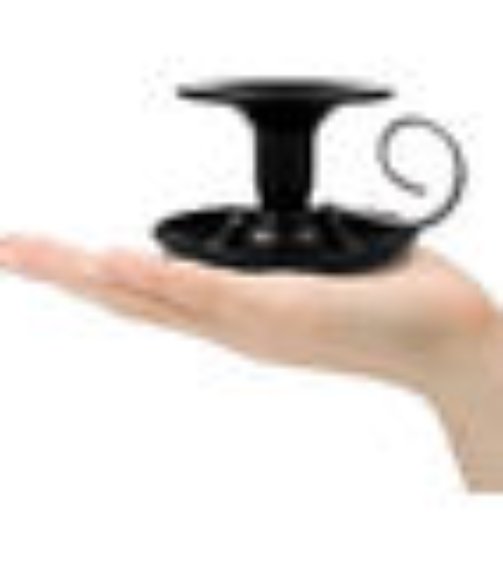 Simple-Black-Candlestick-Holder