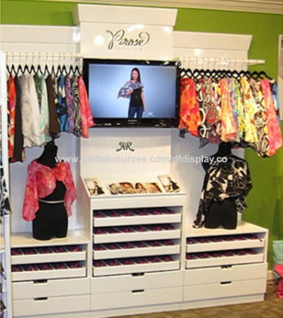 Wooden-Scarf-Floor-Rack-Display